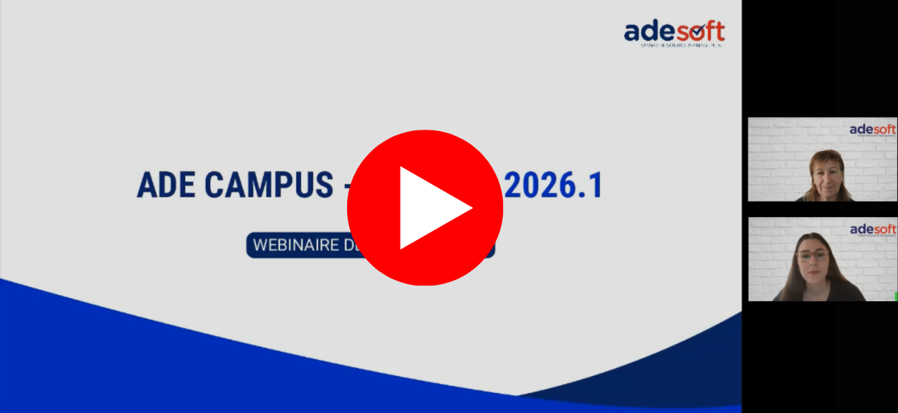 Replay webinaire - Nouveautés 2026 ADE Campus